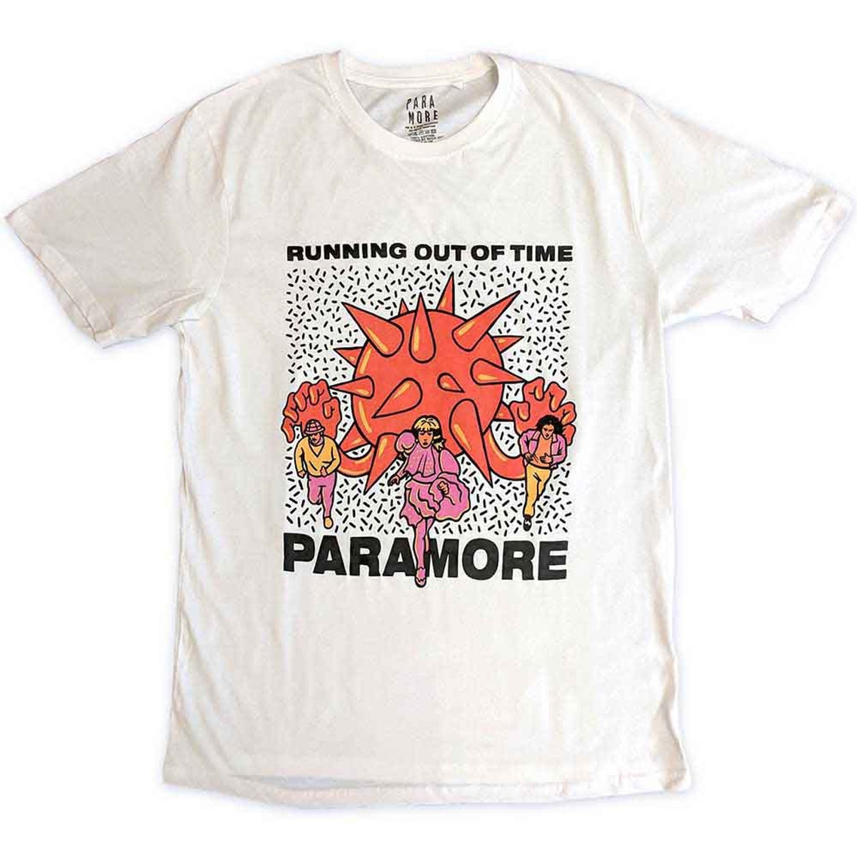 Paramore Running Out Of Time White Tee