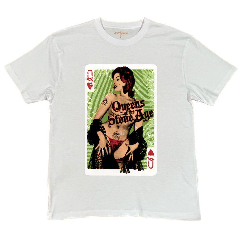 Queens of the Stone Age Poster White Tee