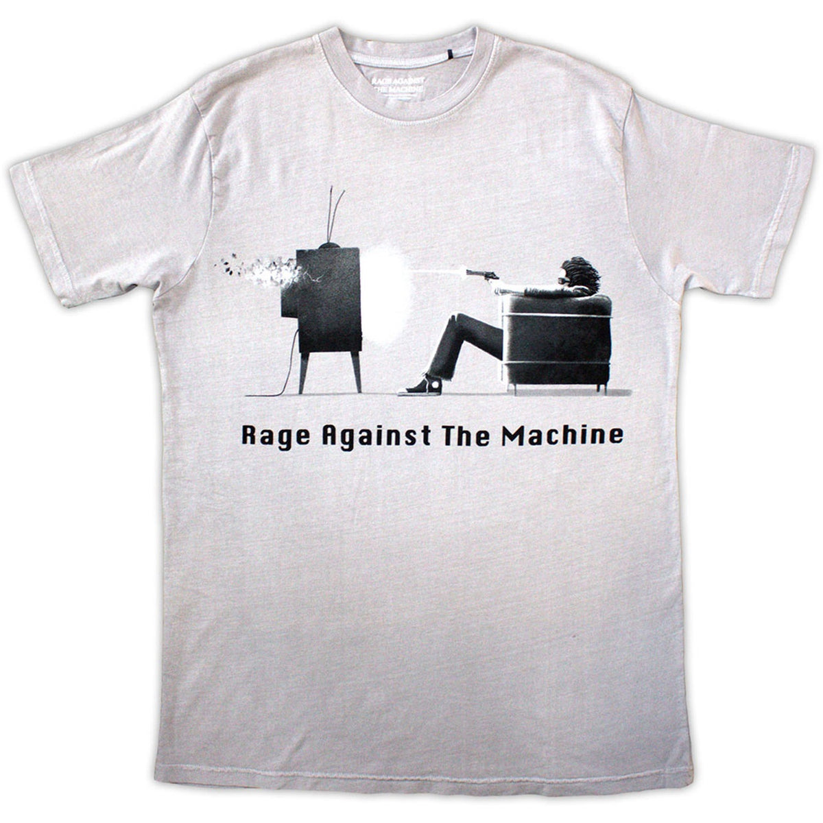 Rage Against the Machine Won't Do Light Grey Tee