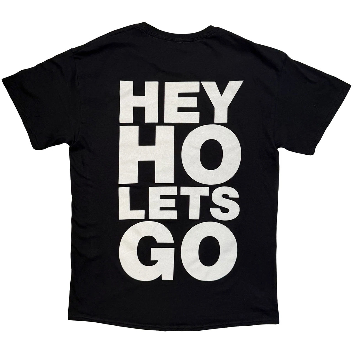 Ramones Hey Ho Back Print Black Tee