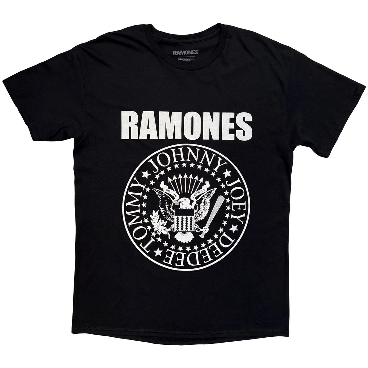 Ramones Hey Ho Back Print Black Tee