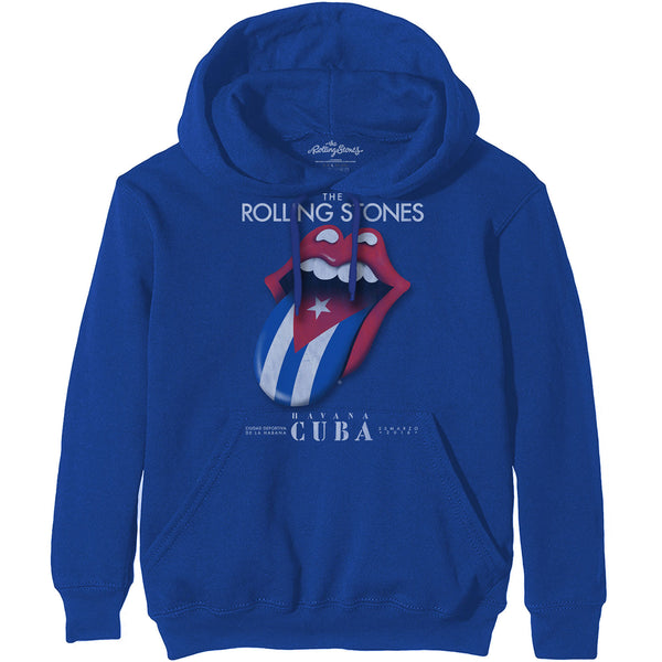 Rolling Stones Havana Cuba Blue Hoodie