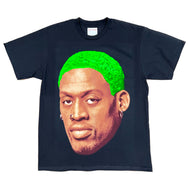 Rodman Green Hair Design Tee