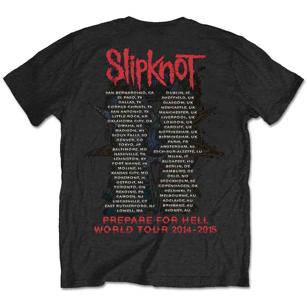 Slipknot Prepare for Hell Tour Black Tee