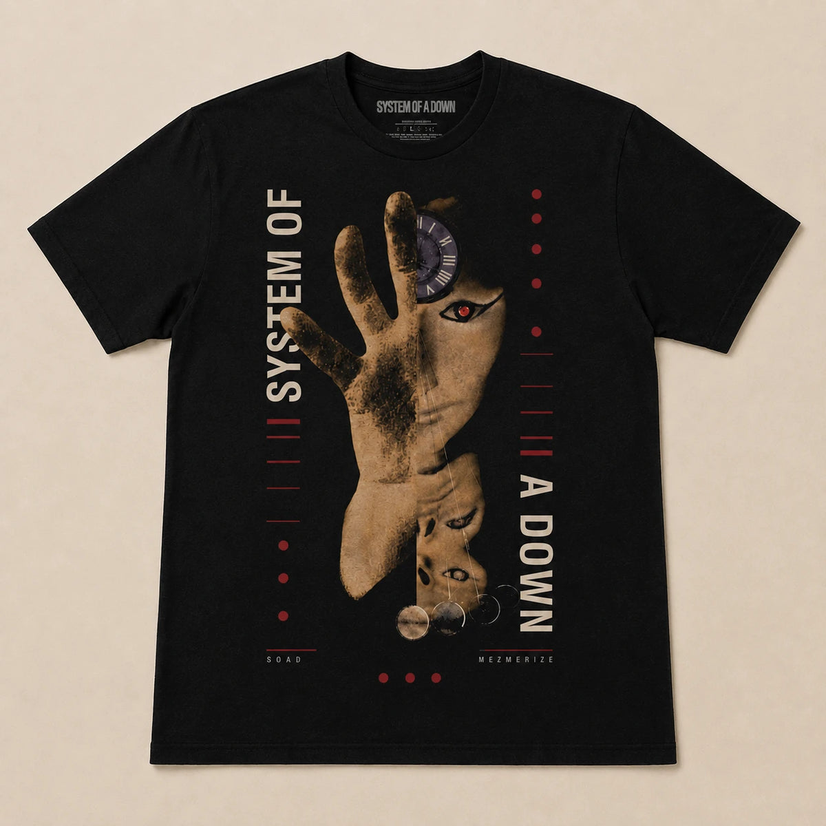 System Of A Down Pharoah Black Tee