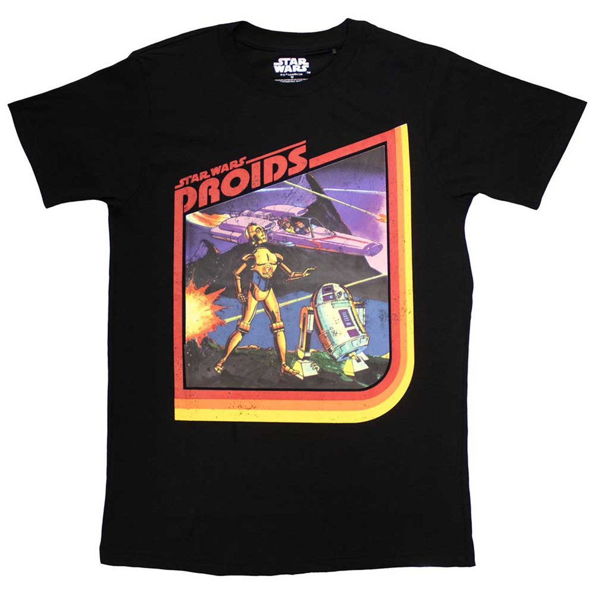 Star Wars Droids Black Tee