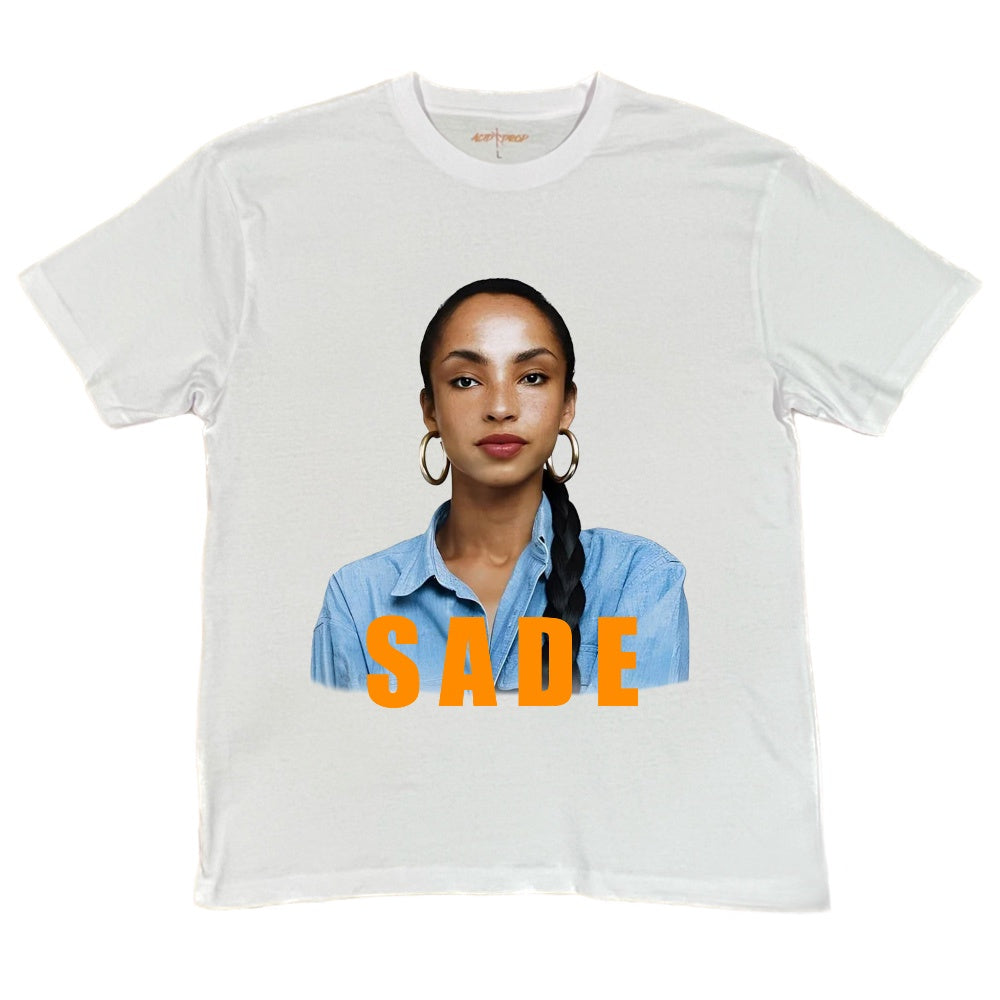 Sade Denim Portrait Tee