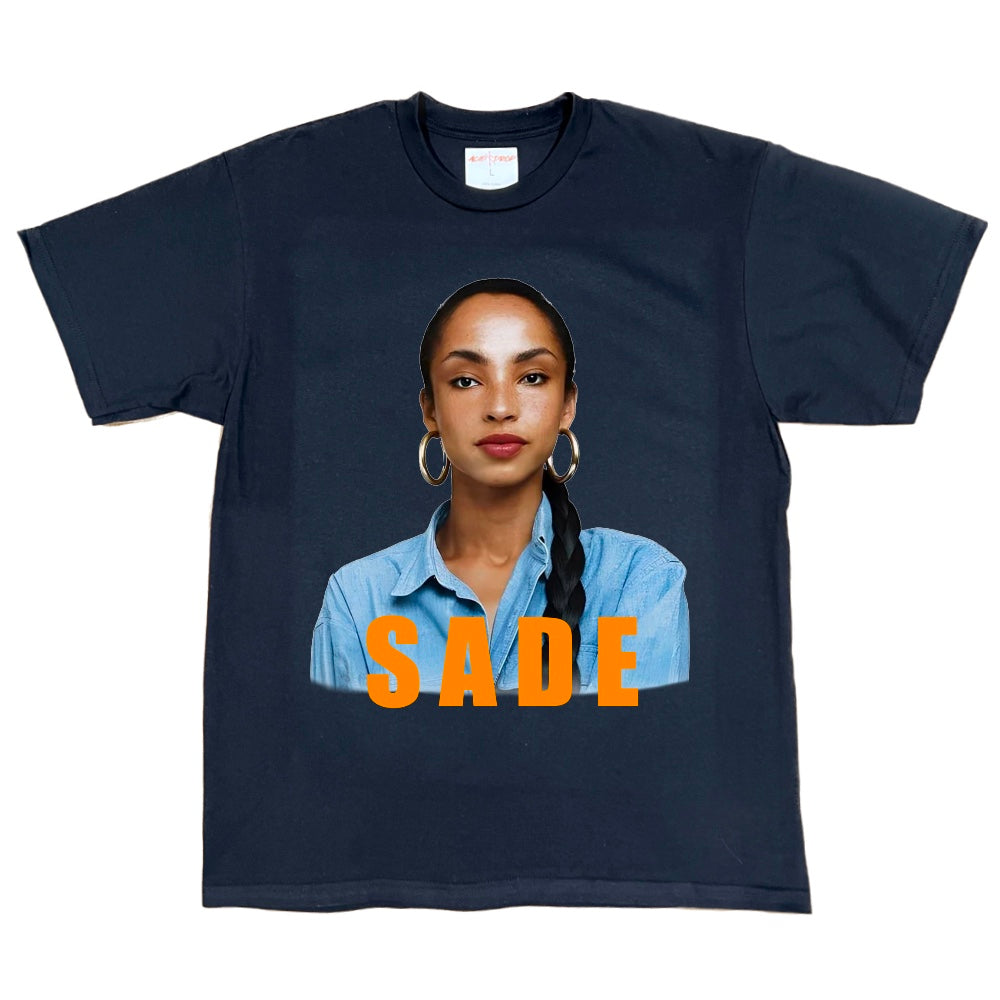 Sade Denim Portrait Tee
