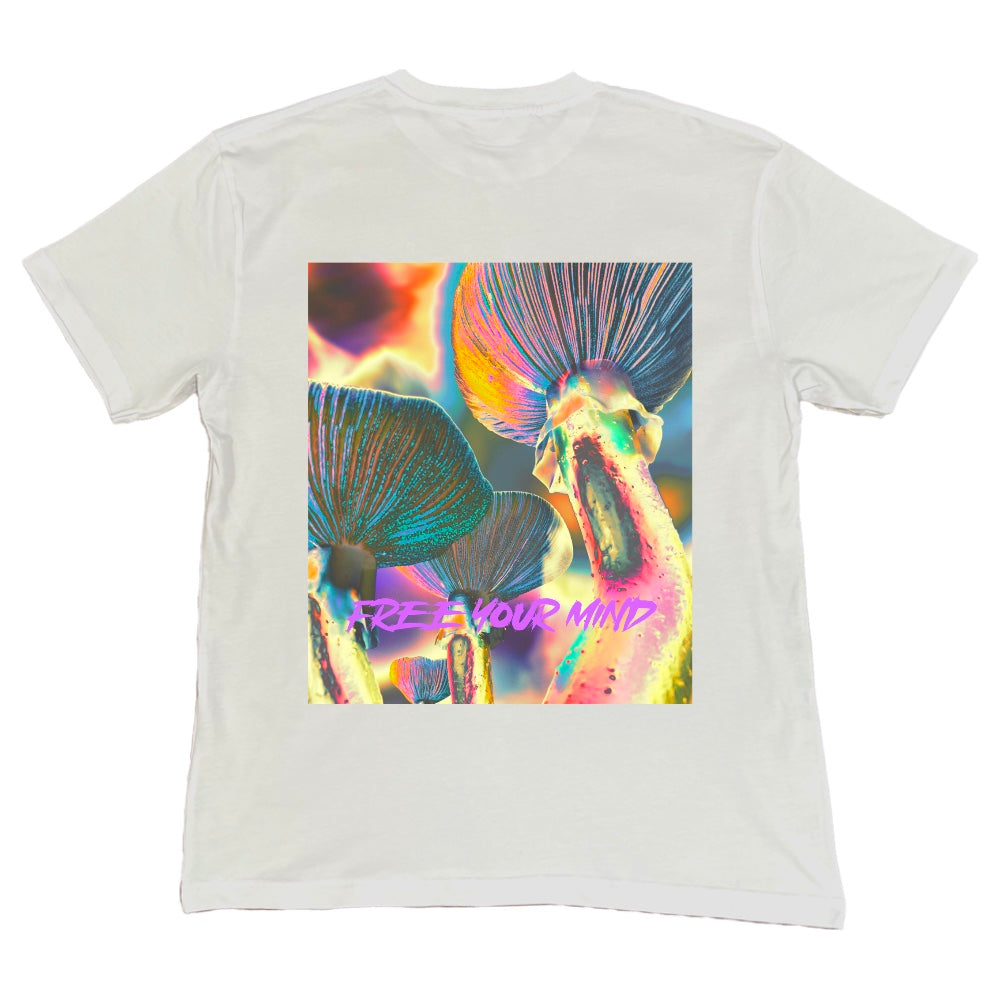 Shrooms PRD Psychedelic Backprint Design Tee