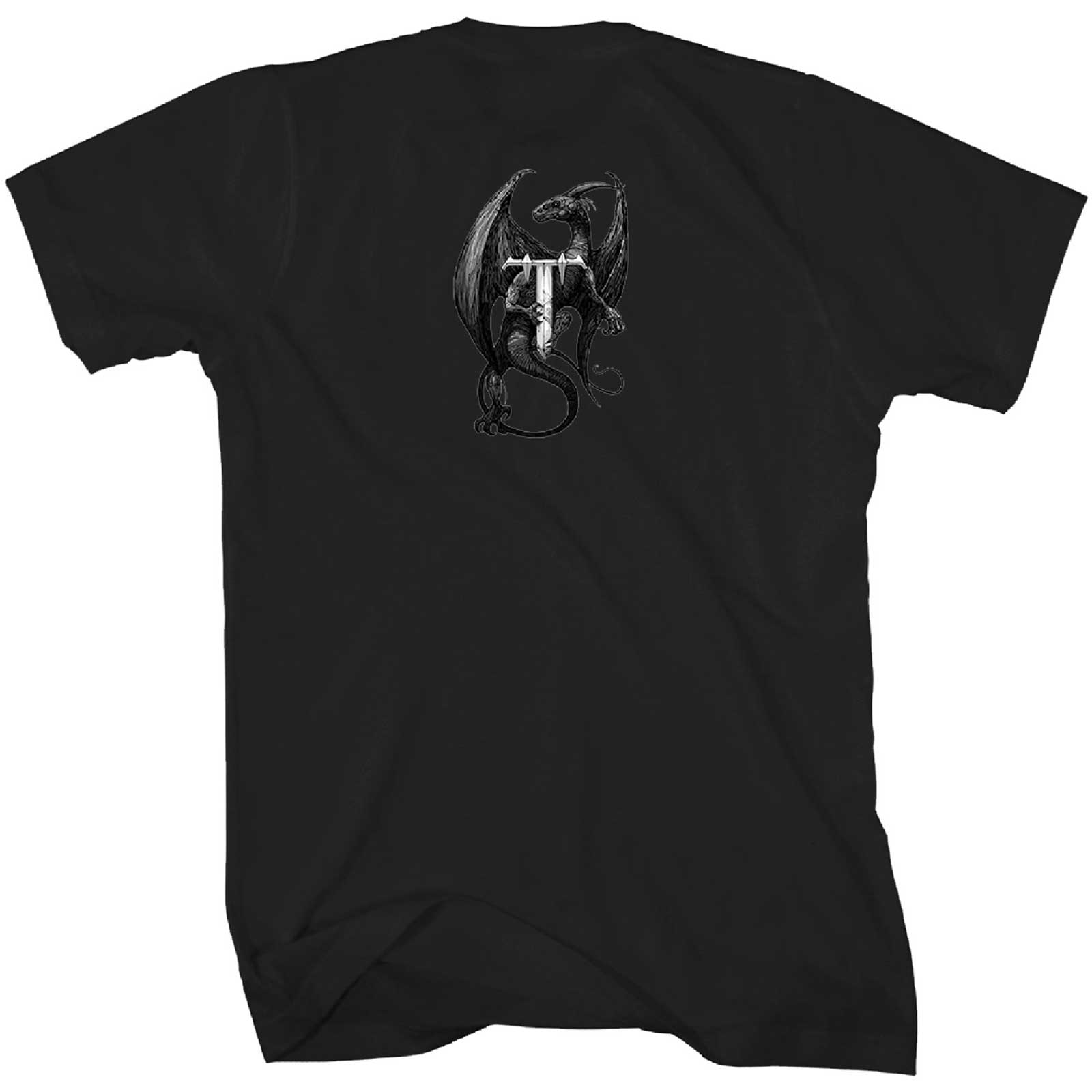 Trivium  Perched Dragon Black Tee