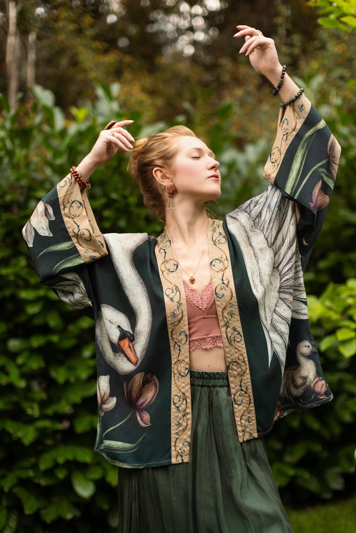 Under My Wing Duster Cropped Kimono