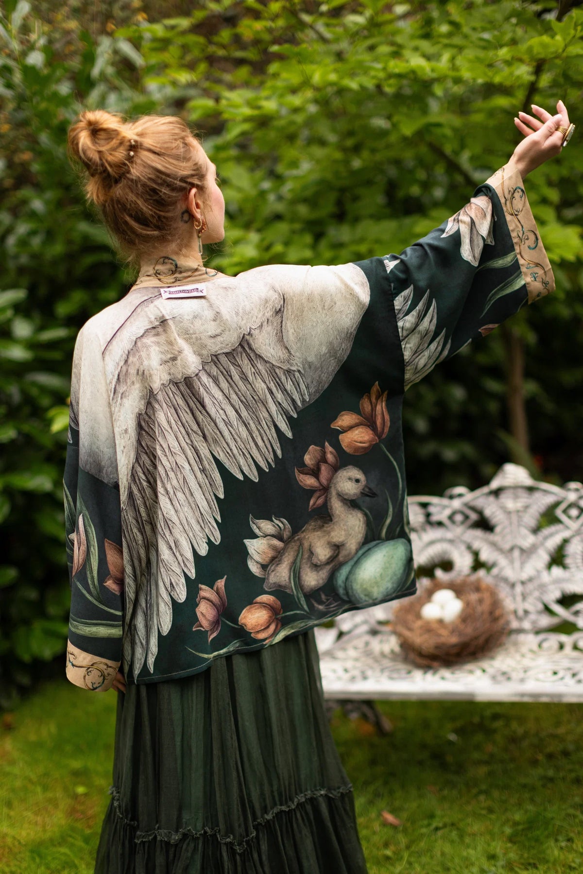 Under My Wing Duster Cropped Kimono
