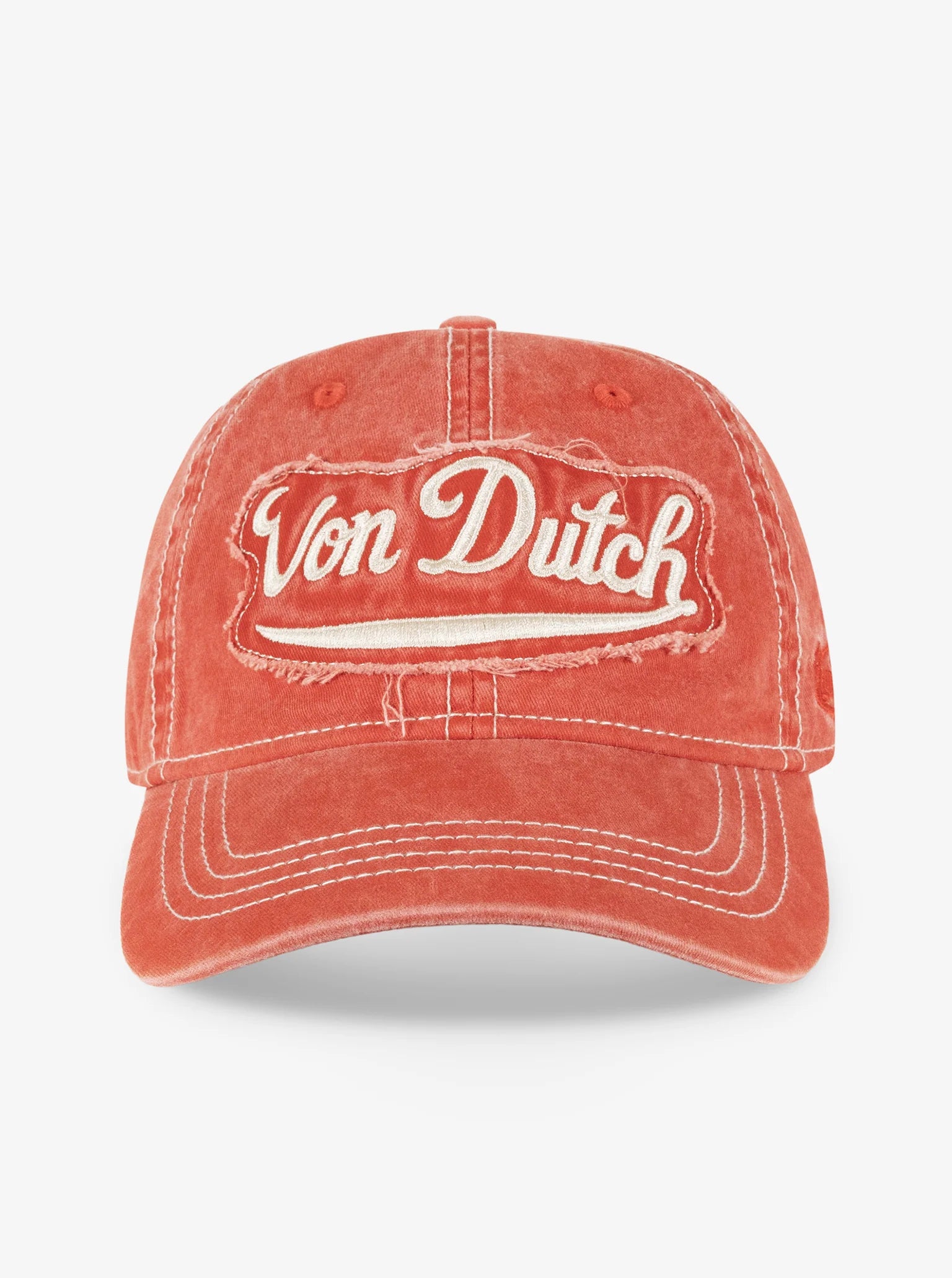Von Dutch Retro Vibe Washed Red Dad Cap