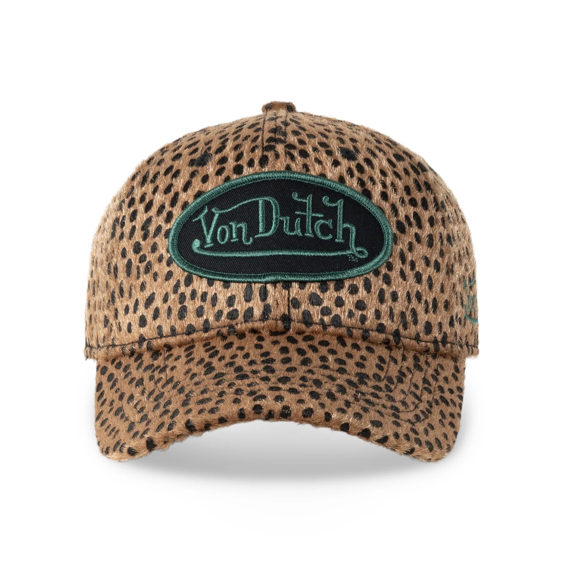 Von Dutch Animal Skin Black Green Dad Cap