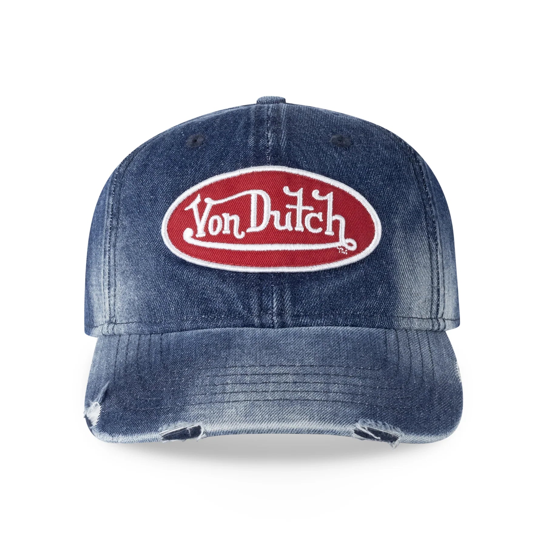 Von Dutch The Rival Mid Blue Denim Dad Cap