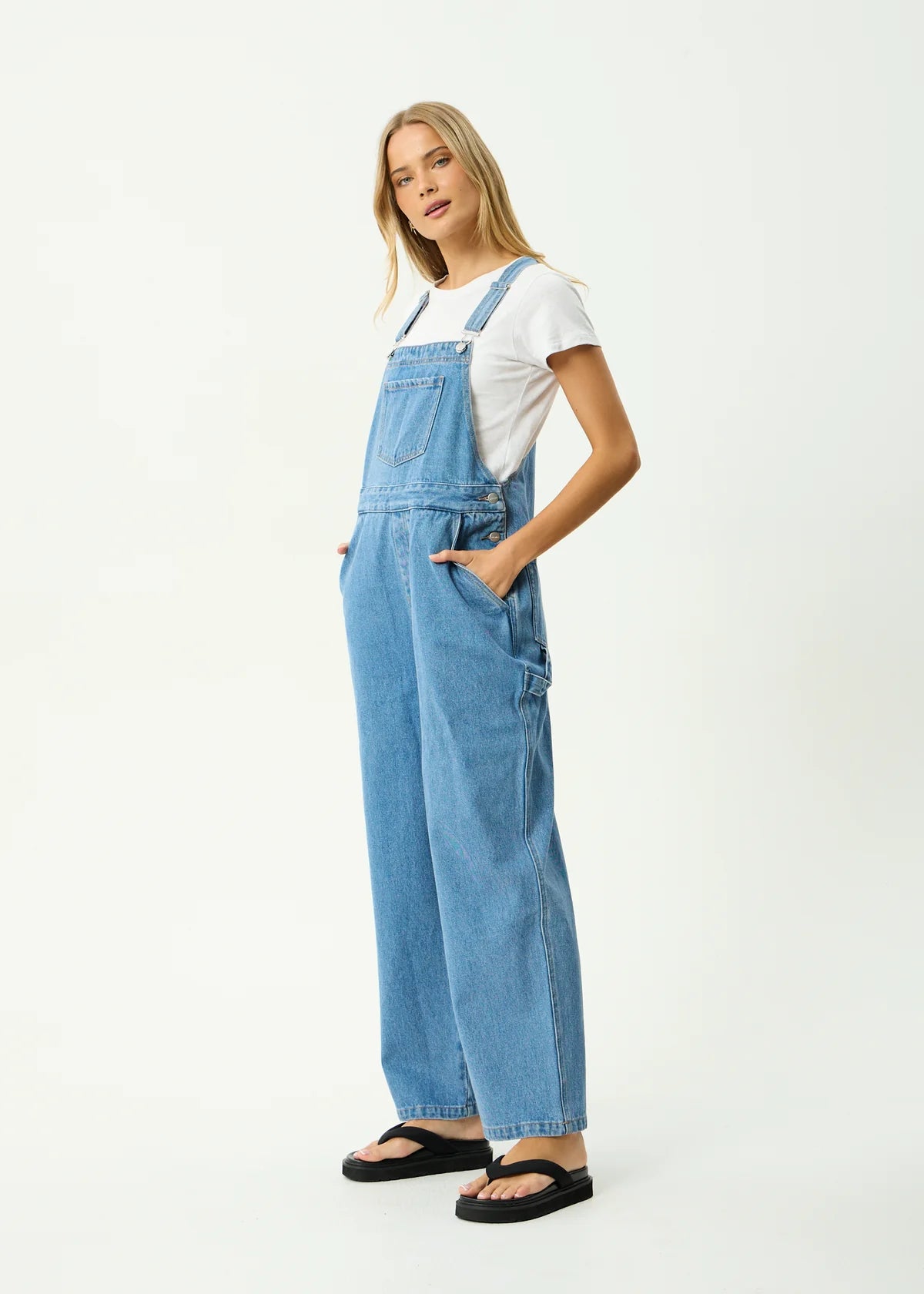 Louis Denim Oversized Overalls