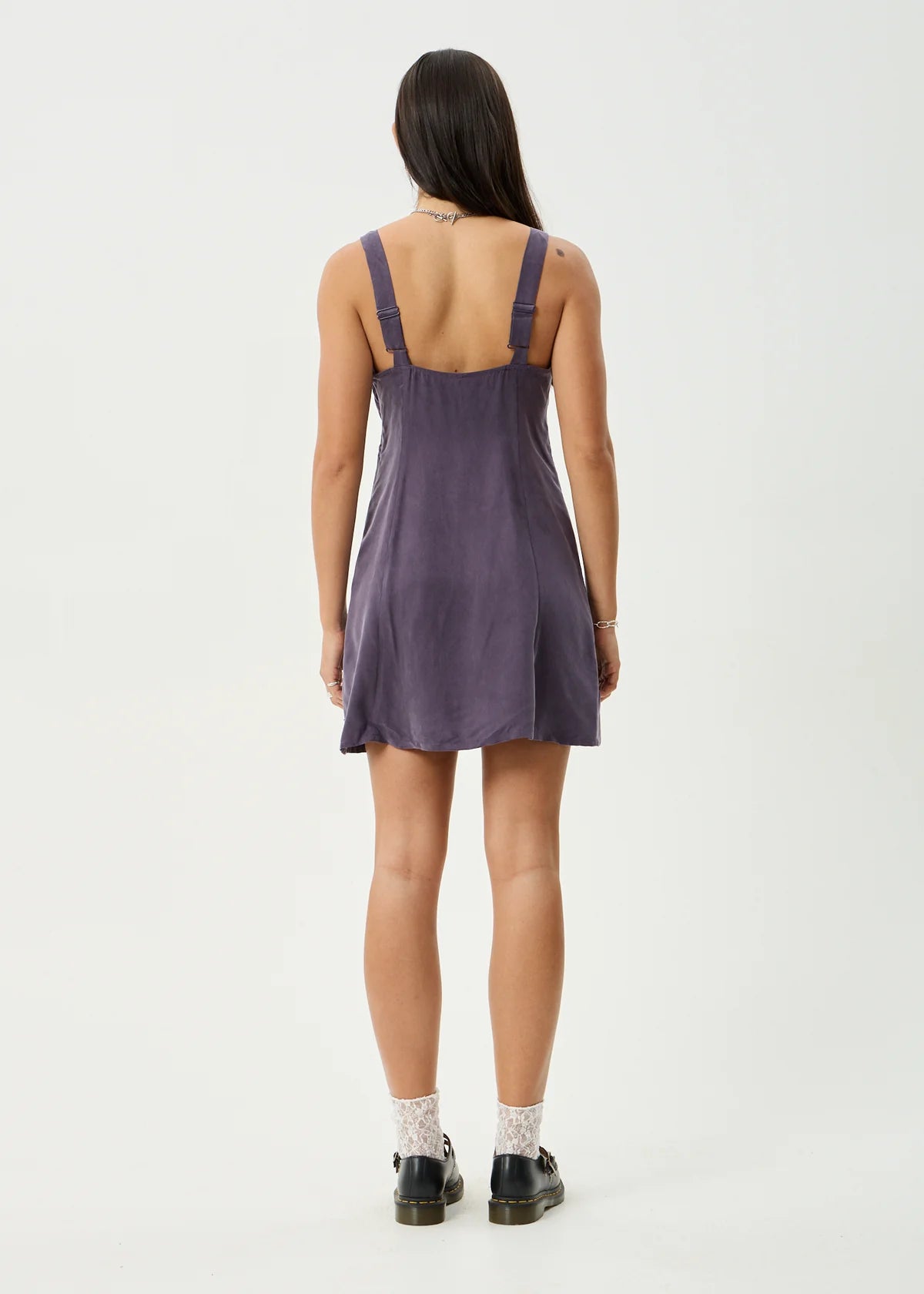 Gerry - Cupro Mini Dress - Aubergine
