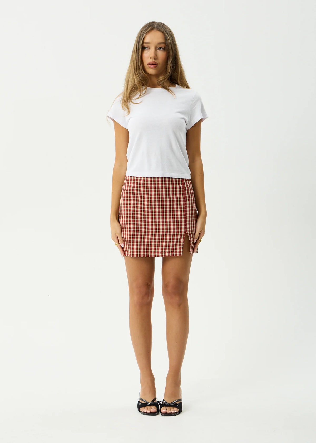 Austin Red Rum Check Mini Dress