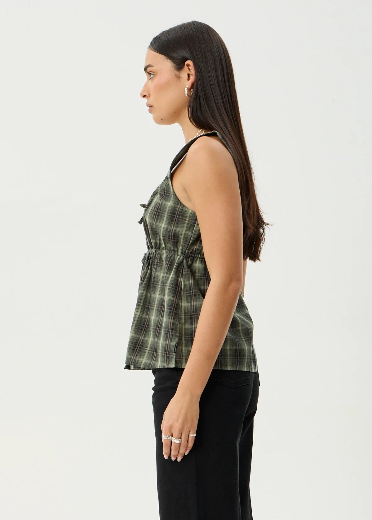 Jonah Demi - Low Rise Short - Deep Olive Check