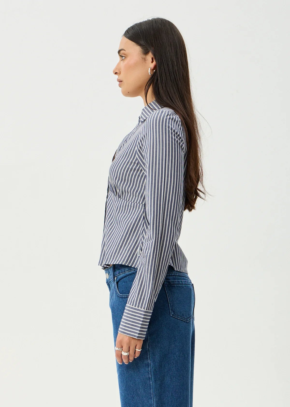Delta Archive Organic Navy Stripe Shirt
