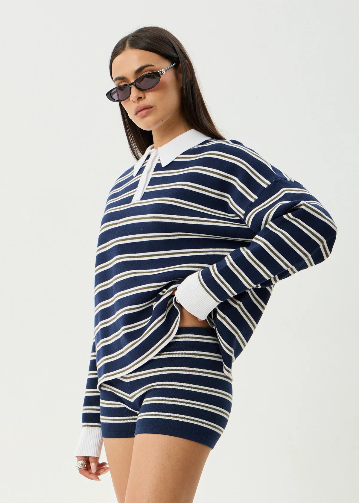 Delta - Knit Shirt - Navy Stripe
