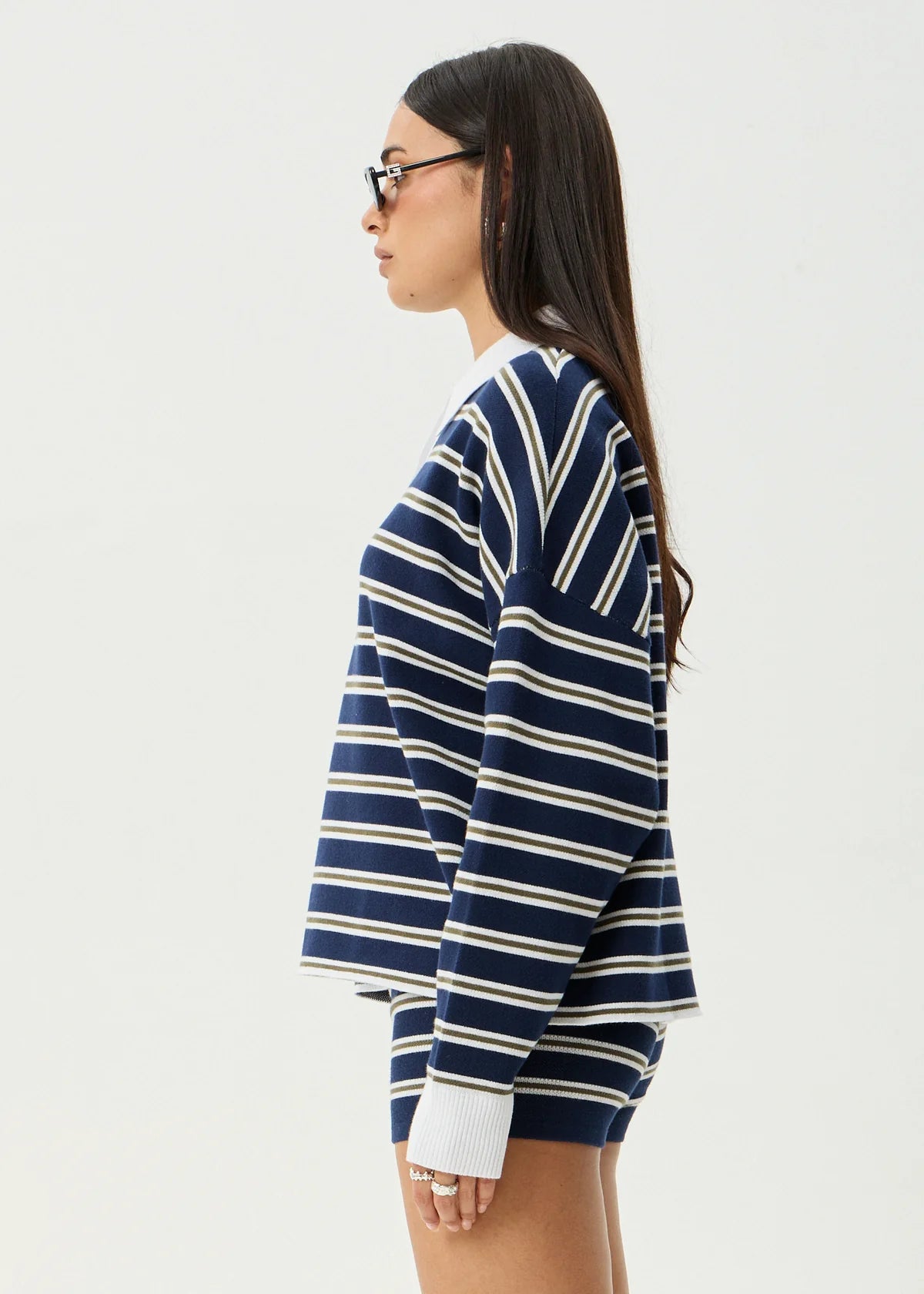 Delta - Knit Shirt - Navy Stripe
