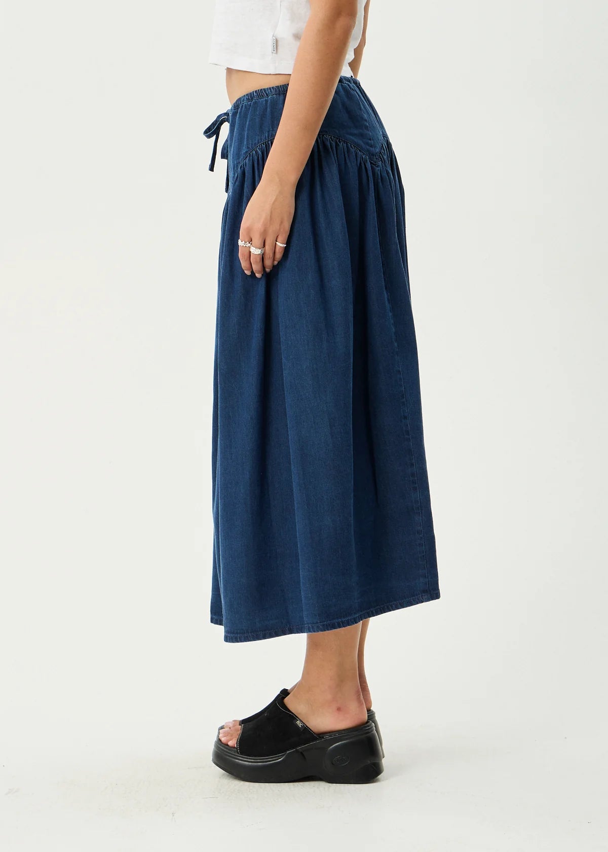 Palmer - Midi Skirt - Ink