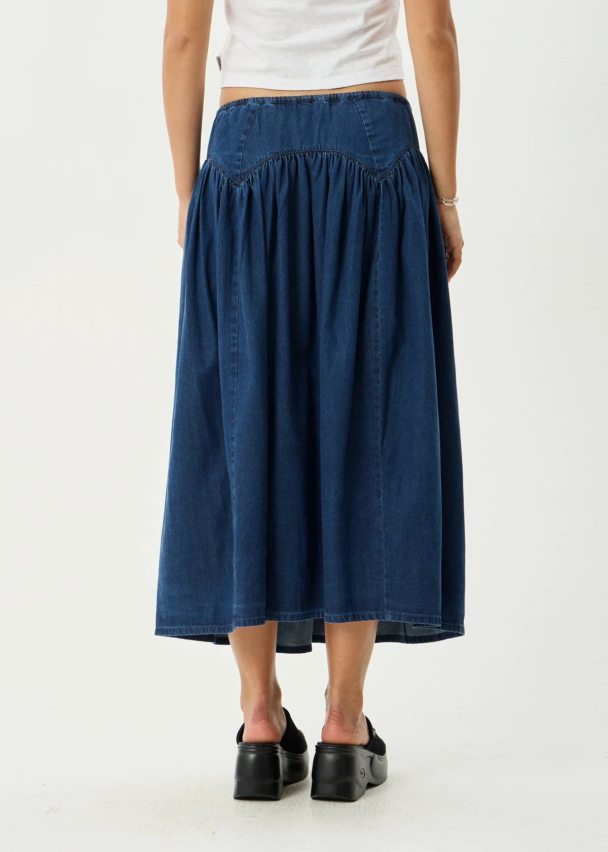 Palmer - Midi Skirt - Ink