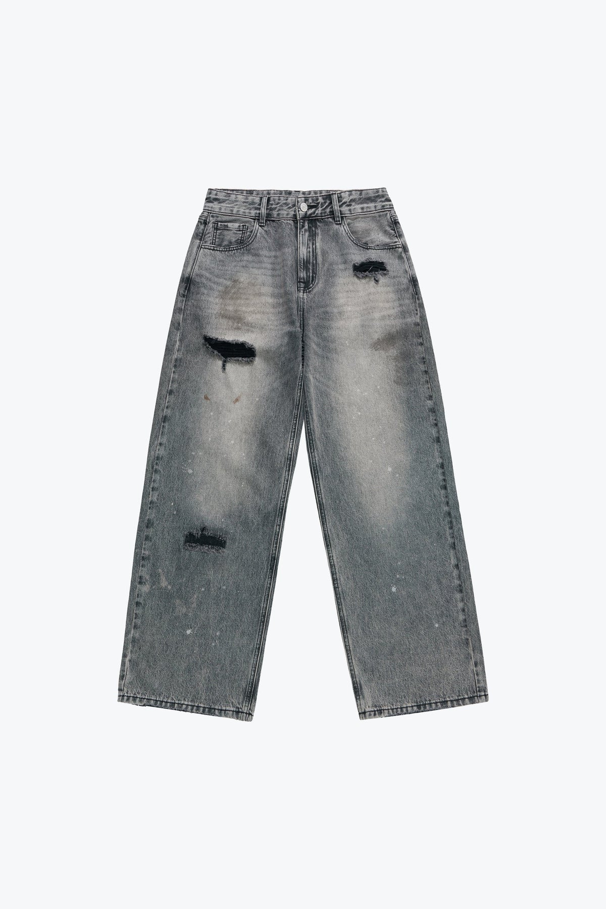 Sense Drip Washed Jeans Coal Black