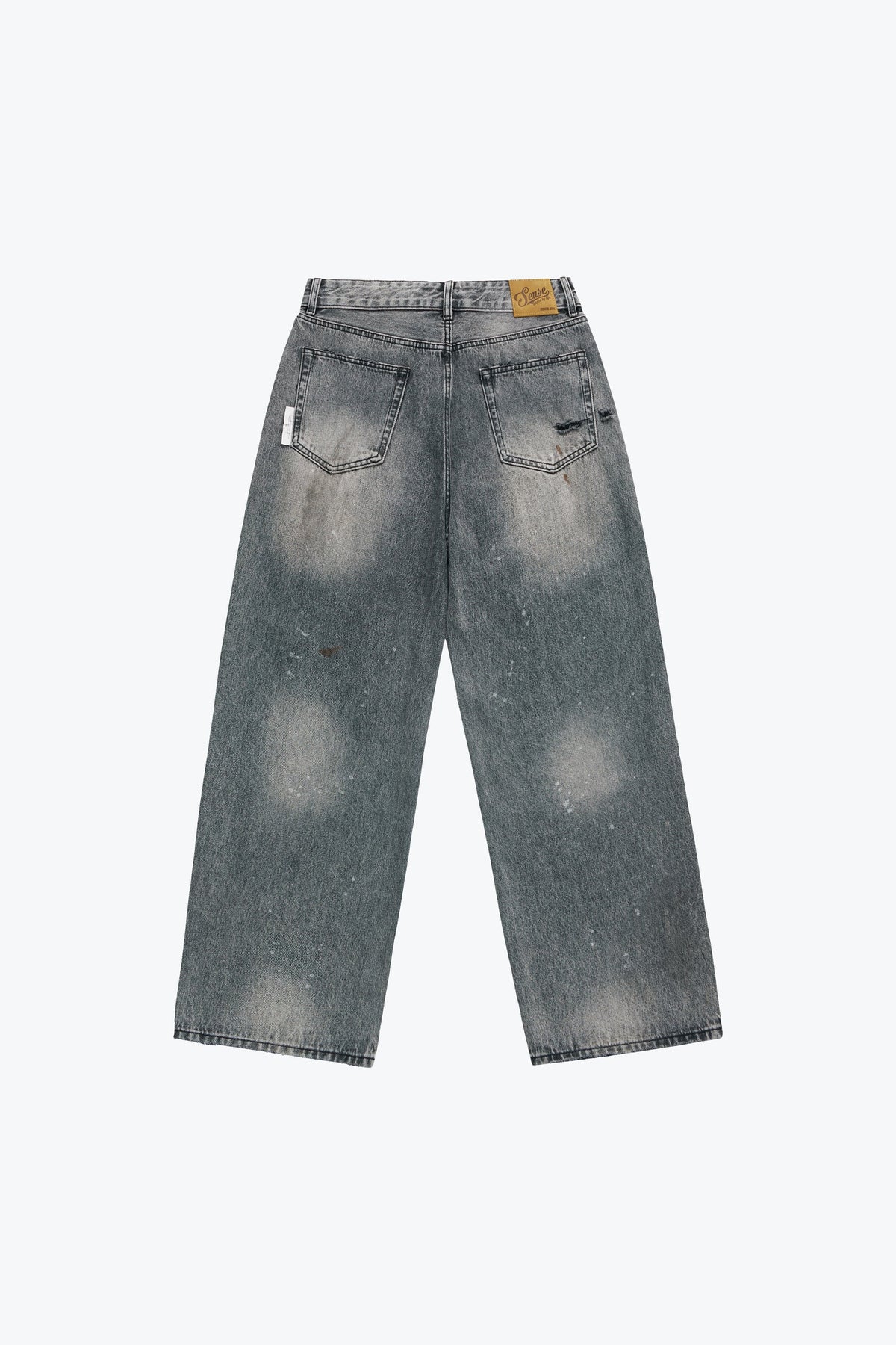Sense Drip Washed Jeans Coal Black