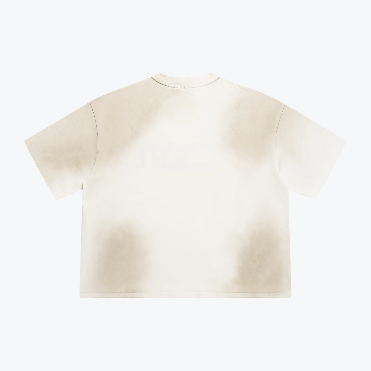 Sense Washed Fade Slogan SS Tee White