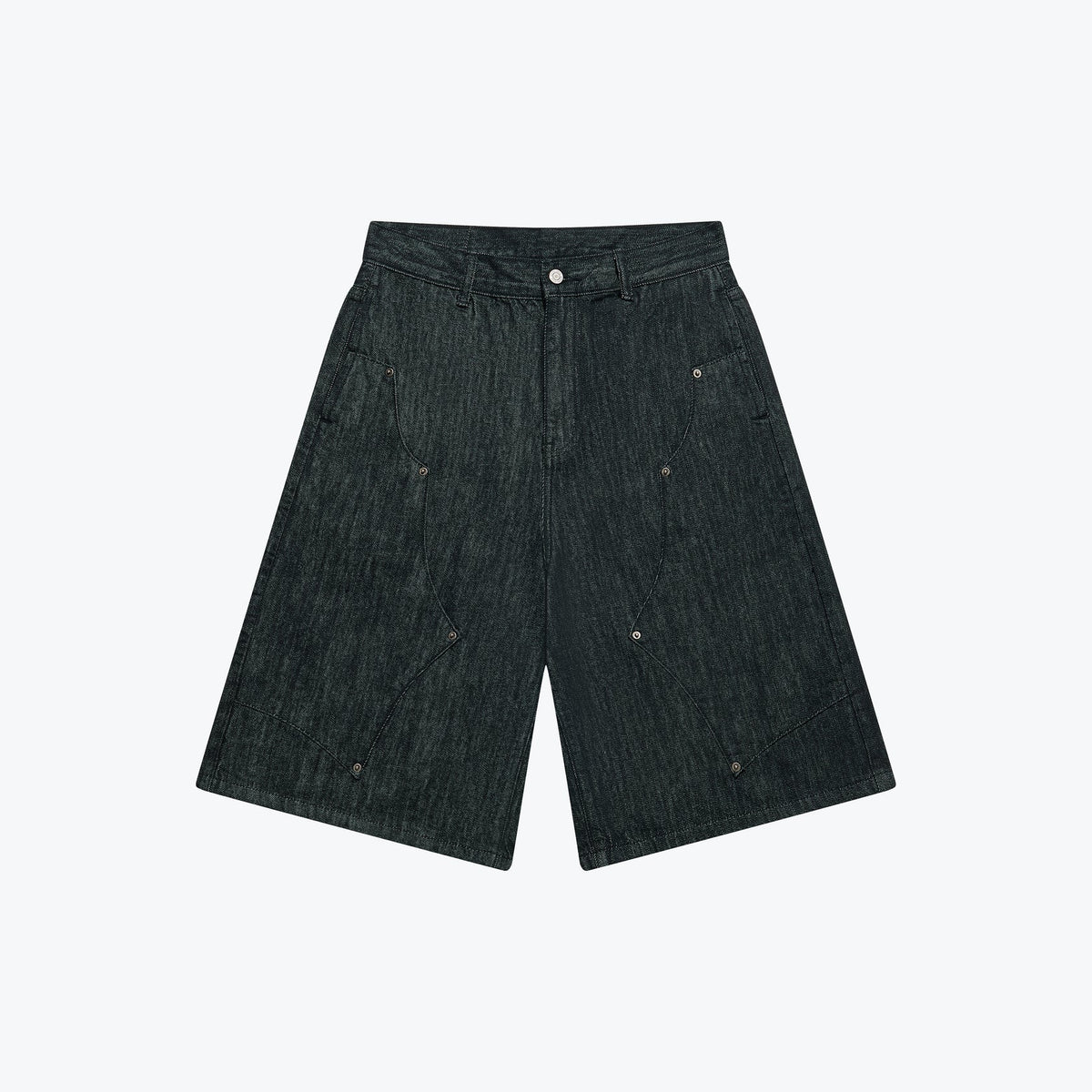 Sense Embroidered NonFade Jorts Indigo