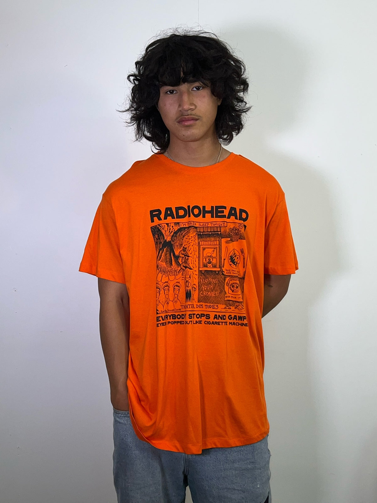 Radiohead Gawps Orange Tee