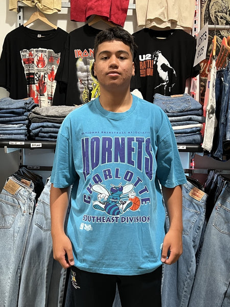 Charlotte Hornets Division Arch Faded Teal Tee