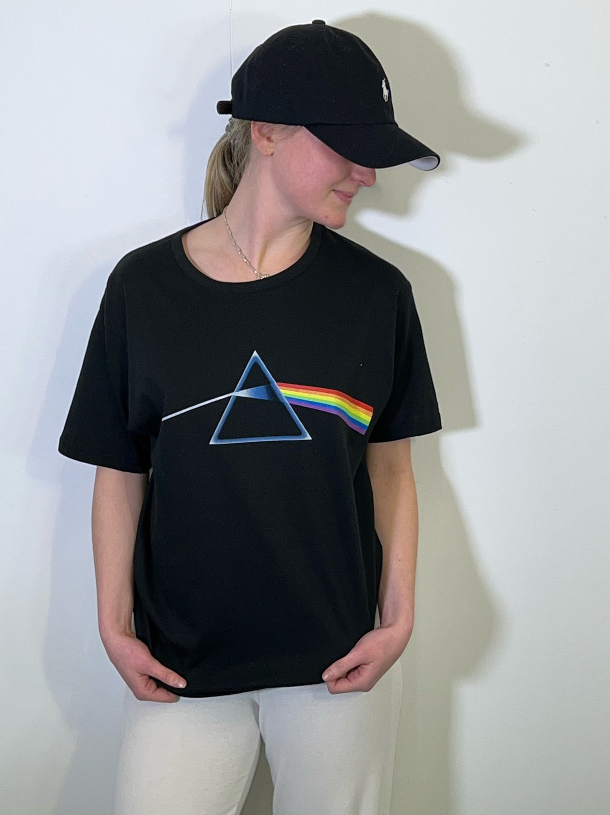 Pink Floyd Dark Side of the Moon Album Black Tee