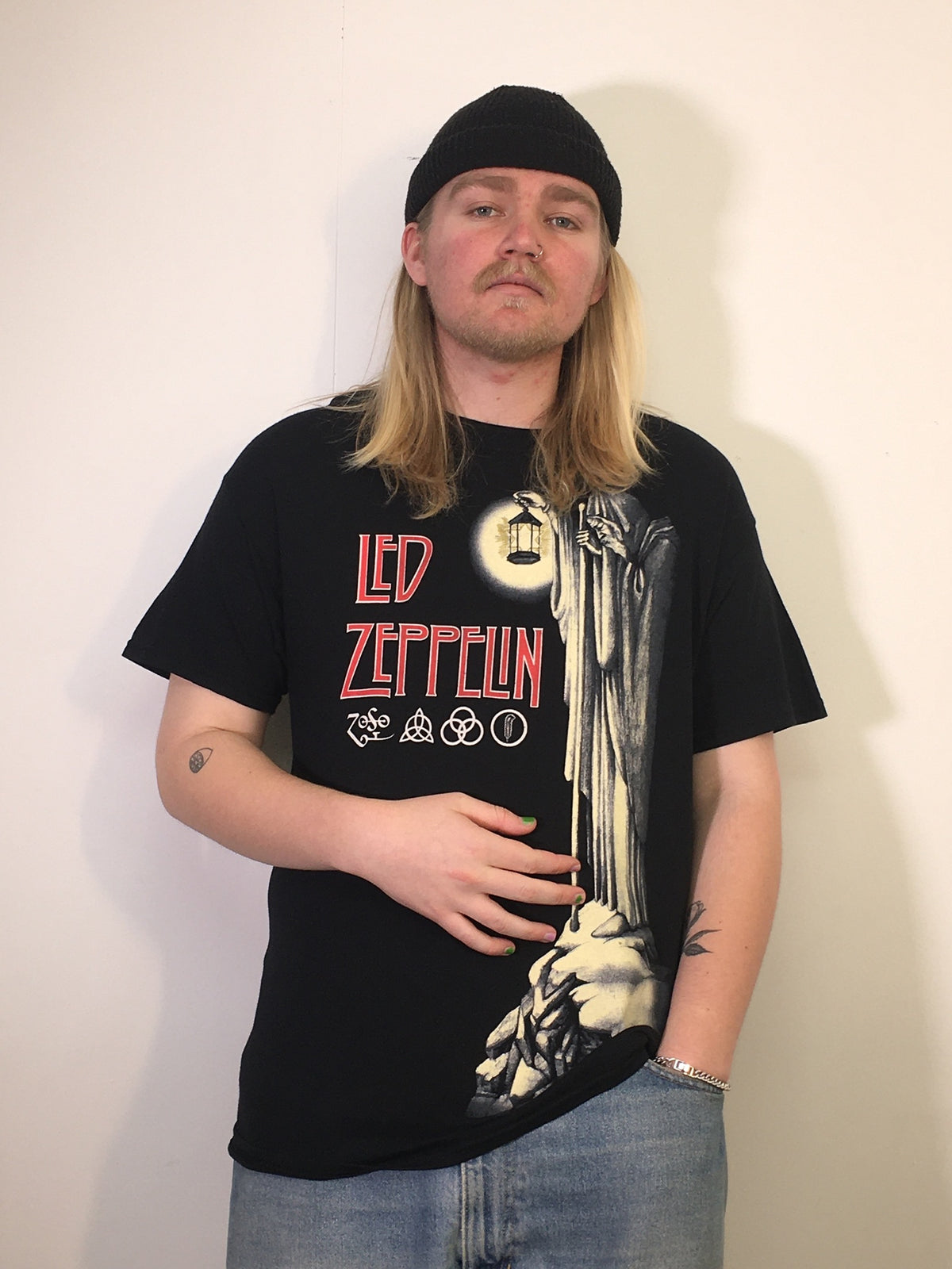 Led Zeppelin Hermit Black Tee