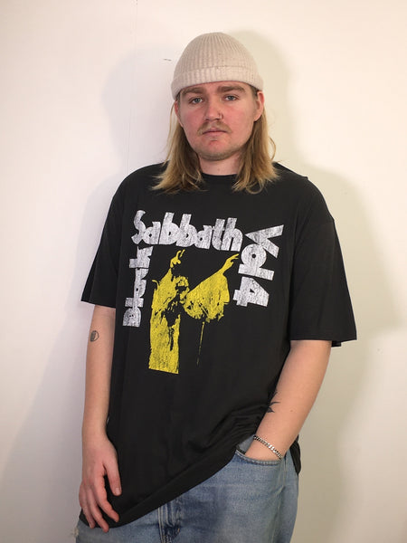 Black Sabbath Vol 4 Coal Tee