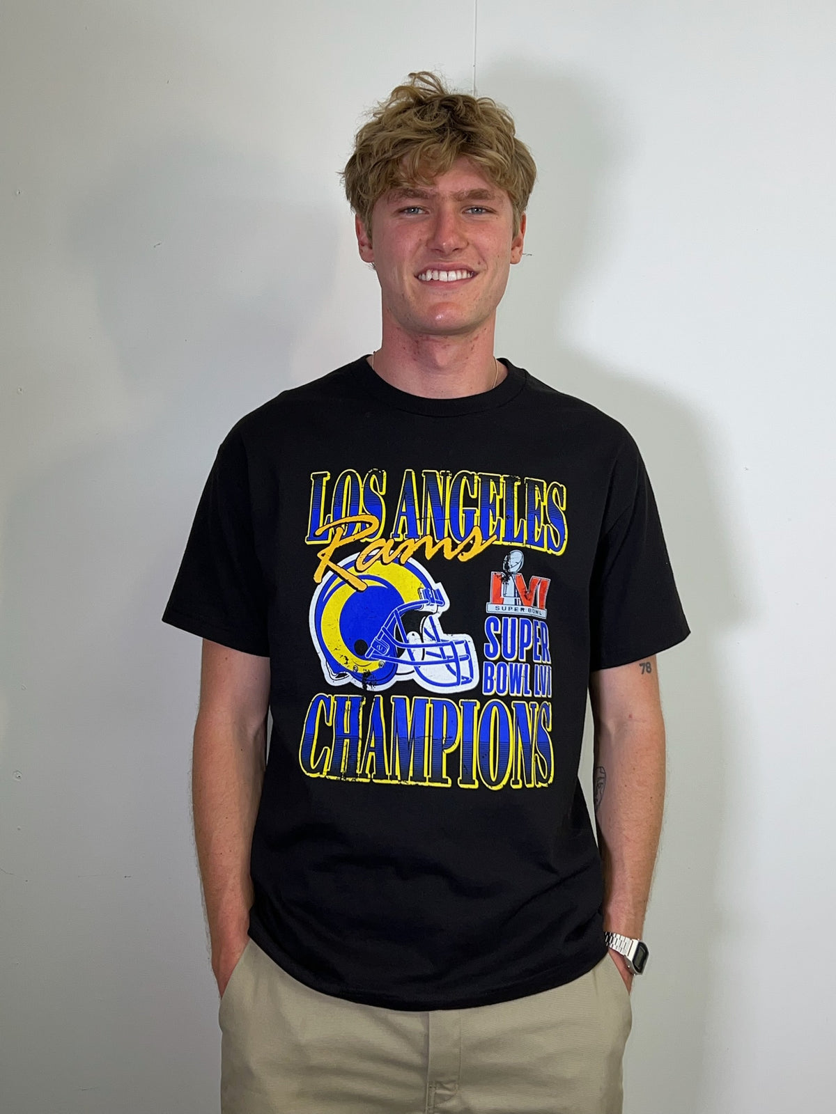 NFL LA Rams Champ Helmet Tee