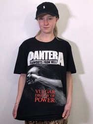 Pantera Vulgar Display of Power Black Tee