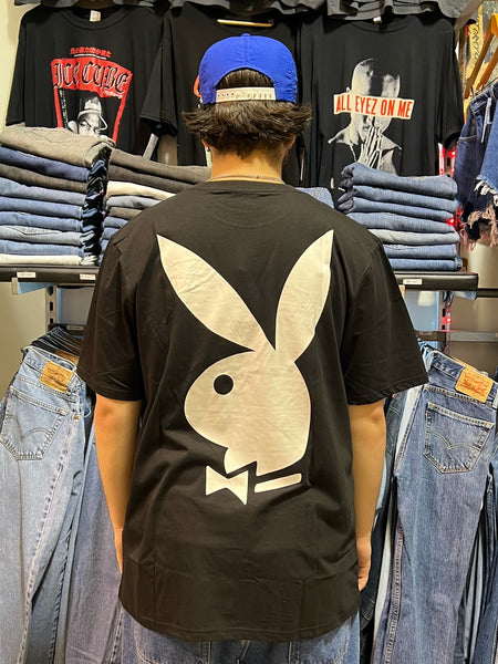 Playboy Bunny Stack Black Tee SS22