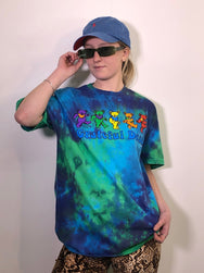 Grateful Dead Dancing Bears Tie Dye Tee