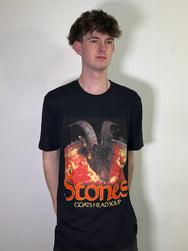 Rolling Stones Goats Head Soup with Logo Black Tee