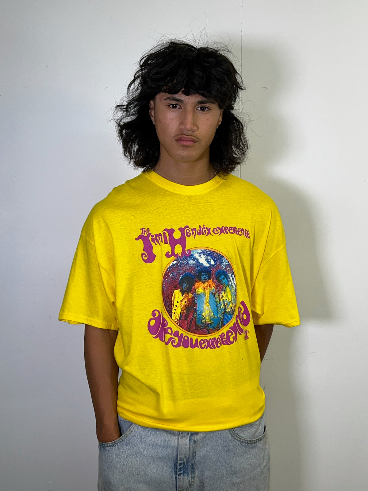 Jimi Hendrix Are You Experienced Yellow Tee