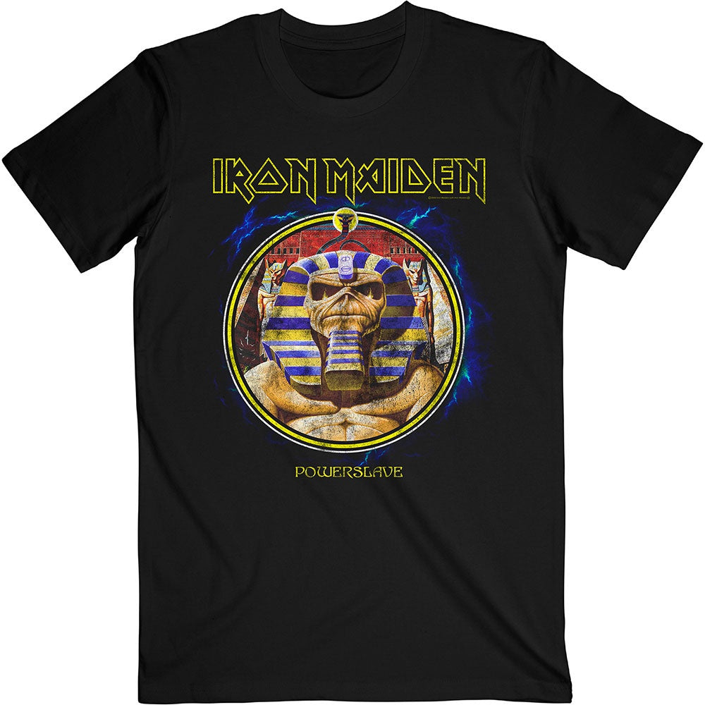 Iron Maiden Powerslave Mummy Circle Tee