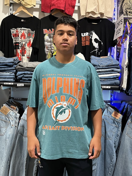 Miami Dolphins Division Arch Faded Teal Tee