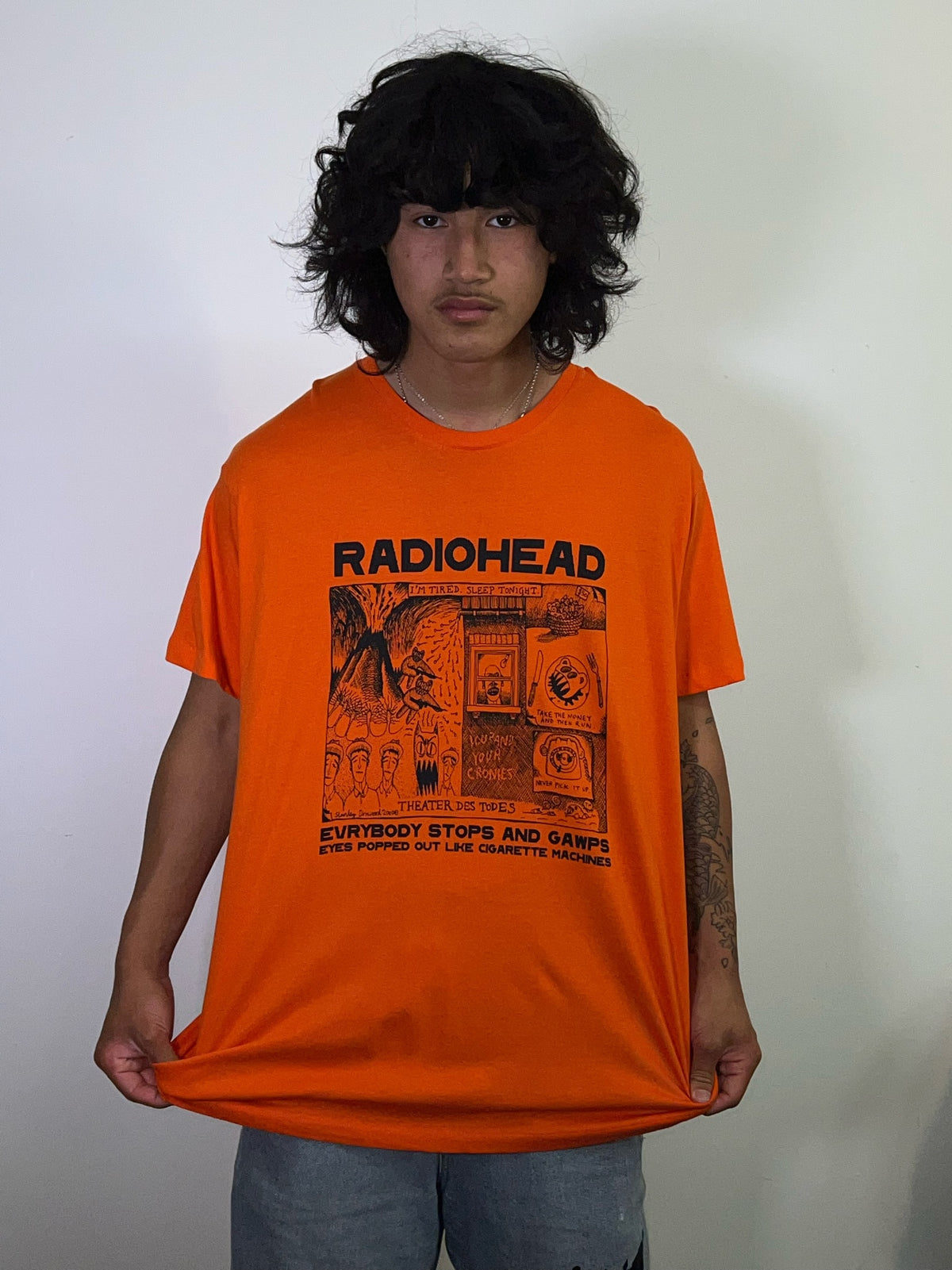 Radiohead Gawps Orange Tee