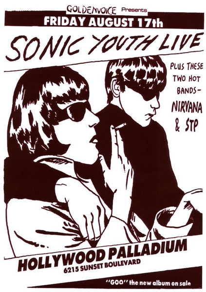 Sonic Youth Hollywood Poster #96