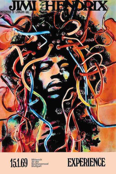 Jimi Hendrix Stuttgart Poster #81