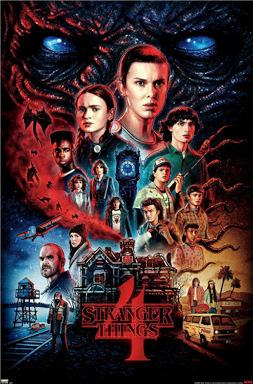Stranger Things 4 Collage S4 Poster #500
