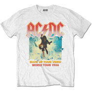 AC-DC Blow up your Video White Tee